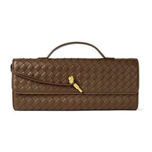 3796 Woven Purse Evening Clutch Woven Leather Handbags Crossbody Bag Purse